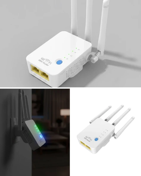 Ev Ve Ofis İçin Wifi Güçlendirici Wps Düğmeli Güvenli Tekrarlayıcı ürün görseli 1