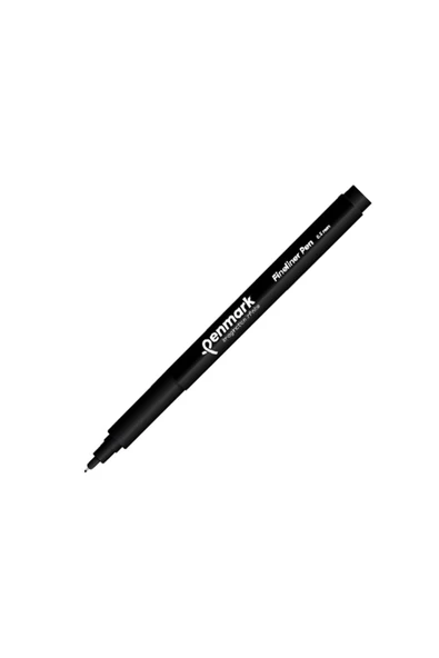 Penmark Fineliner Kalem 0,6 Japon Uç Siyah Hs-800-01 ürün görseli 1