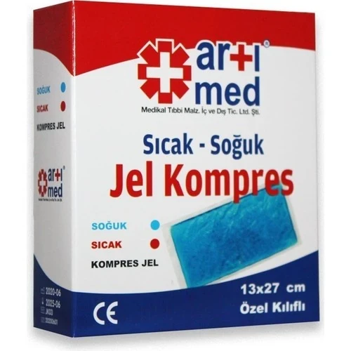Artımed Kılıflı Sıcak- Soğuk Jel Kompres 13X27CM Artımed x 5 Adet ürün görseli 1