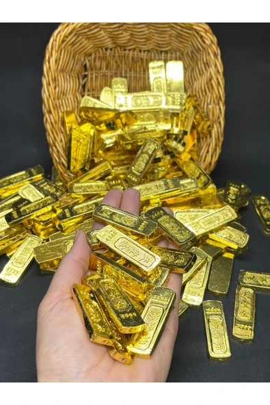 gemsartdeco Fengshui 18 K Bereket Külçesi Gold ürün görseli 1