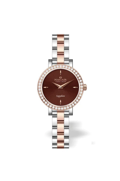 SAFİR CAM ROSE KADIN KOL SAATİ NC08-39890196-EKMS ürün görseli 1