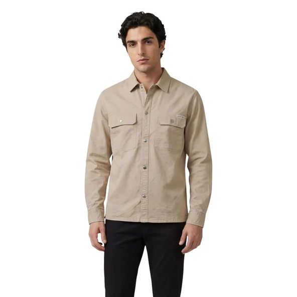 Calvin Klein LV04RE103G Ls Utility Relaxed Erkek Gömlek ürün görseli 1