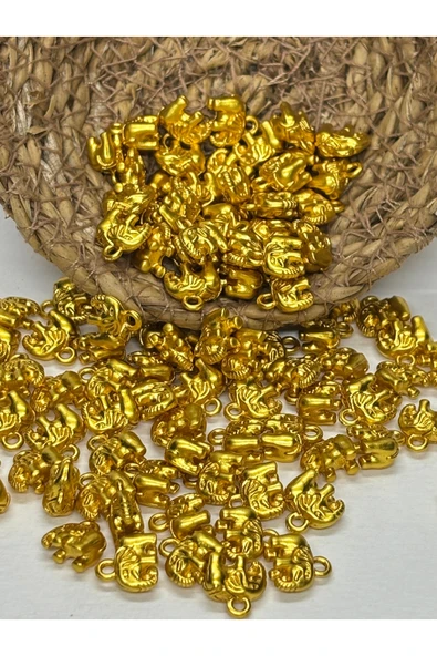 gemsartdeco Fengshui Gold Fil Figürü 18 K ürün görseli 1