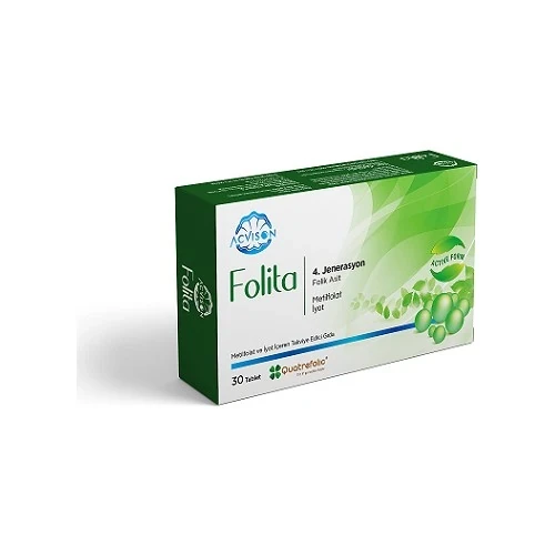 Acvison Folita Metilfolat ve Iyot Içeren Takviye Edici Gıda 30 Tablet ürün görseli 1