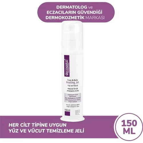 Dermoskin Yüz Ve Vücut Peeling Jel 150 Ml ürün görseli 1