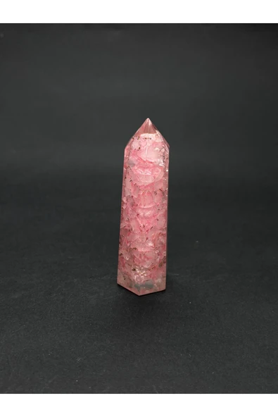 gemsartdeco PEMBE KUVARS ORGONİT KULE ürün görseli 1