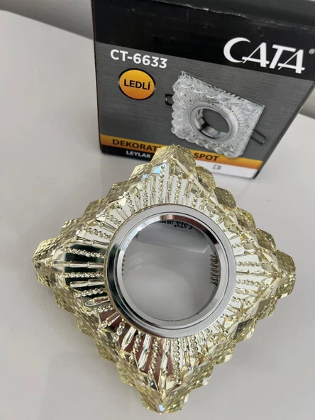 CATA DEKORATİF CAM SPOT LEDLİ (CT-6633 LEYLAK) ürün görseli 1