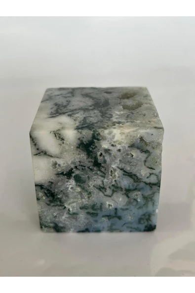 gemsartdeco MOSS AGAT DOĞALTAŞ KÜP 5,5 CM ürün görseli 1