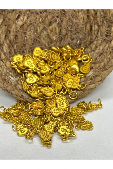 gemsartdeco Fengshui Gold Su Kabağı Form Kolye Ucu ürün görseli 1