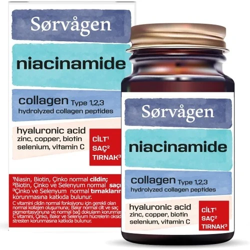 Sorvagen Niacinamide Collagen - Kolajen Hyaluronic Acid Tablet ürün görseli 1