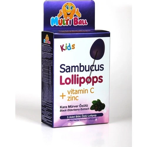 Multi Ball Kids Sambucus Lollipops ürün görseli 1