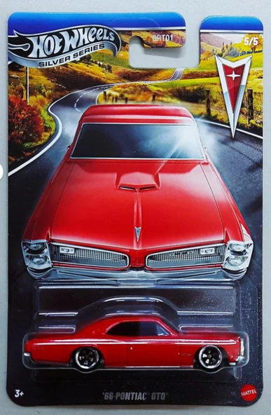 HOT WHEELS Silver Series - '66 Pontiac GTO ( CHASE ) Özel Seri ürün görseli 1