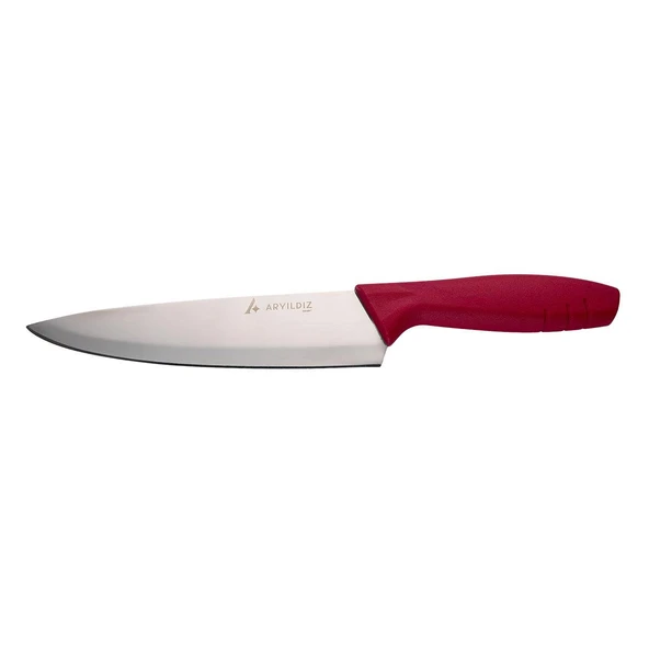 Aryıldız Primo Şef Bıçağı Bordo 19 cm 302620 ürün görseli 1