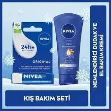 Nivea El Kremi 75 ml + Moisture Lip Balm - Avantaj Paketi ürün görseli 1