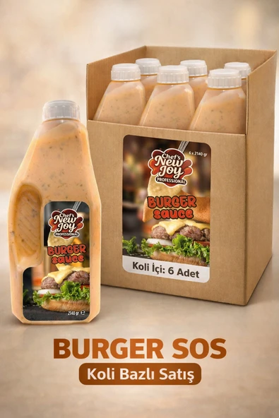Burger Sos 2140 G x 6 Adet - 1 Koli (Koli Bazlı Avantaj Paketi) ürün görseli 1
