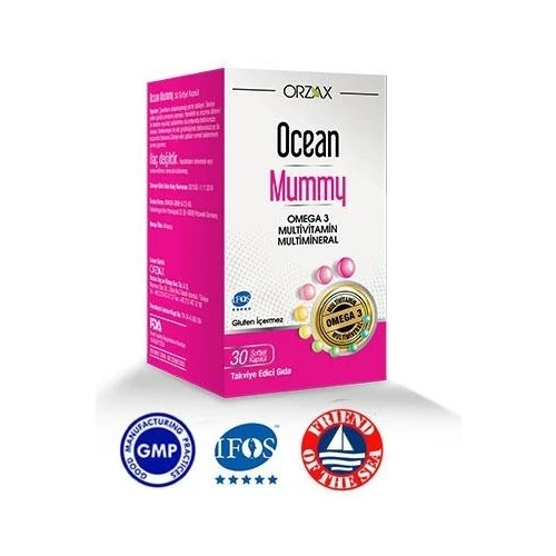 Orzax Ocean Mummy 30 Softjel Kapsül ürün görseli 1