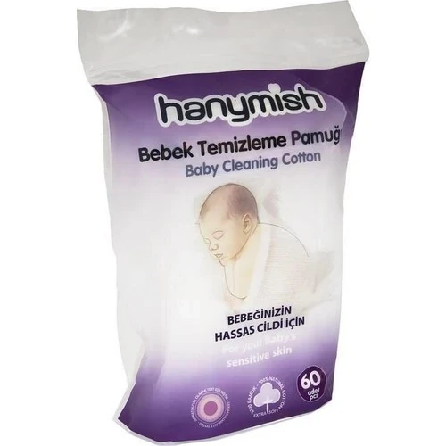 Hanymish HN - 926 HANYMİSH BEBEK TEMİZLEME PAMUĞU ürün görseli 1