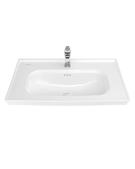 Antik Dolap Uyumlu 80 Cm Lavabo ve Ayak Seti ürün görseli 1