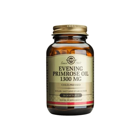 Solgar Evening Primrose Oil 1300mg 30 Kapsül ürün görseli 1