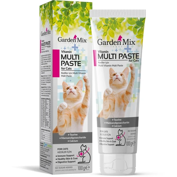 Garden Mix Vitamin Multi Paste Kedi Vitamin Macunu 100 Gr ürün görseli 1