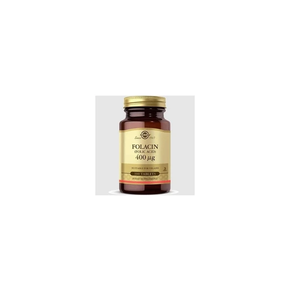 Solgar Folacin (Folic Acid) 100 Tablet ürün görseli 1