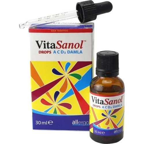 VitaSanol DROPS A,C,D3 30 ml Damla ürün görseli 1
