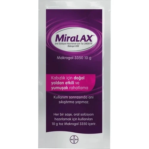 Bayer Miralax 10 Saşe - Resim 4