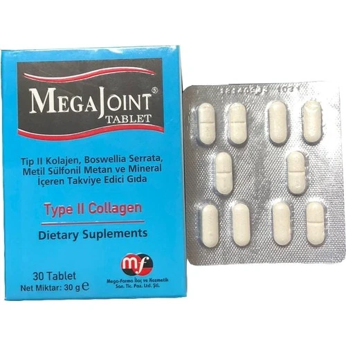 Mega Farma MegaJoint Tip II  30 Tablet ürün görseli 1