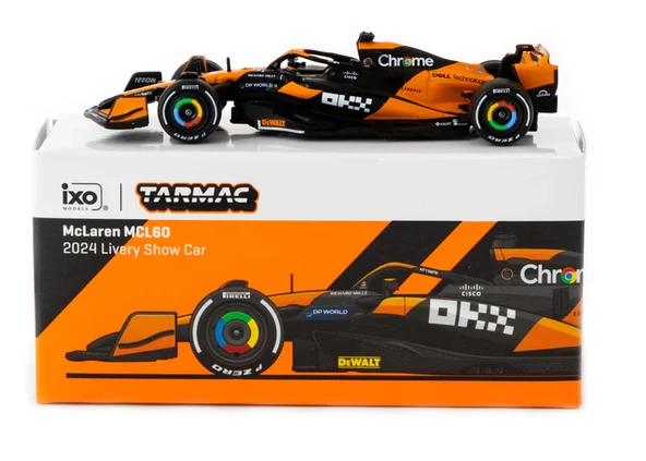 Tarmac Works iXO Models 1/64 McLaren MCL60 2024 Livery Show Car ürün görseli 1