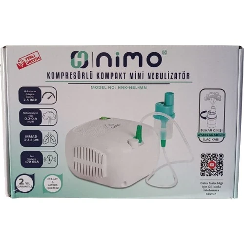 Nimo Kompresörlü Kompakt Mini Nebülizatör ürün görseli 1