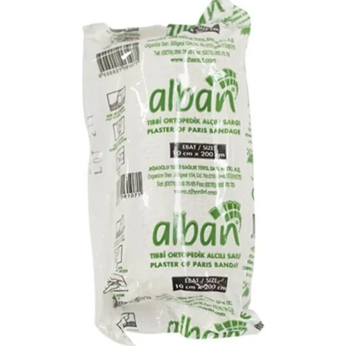 Alçılı Sargı Bezi 10 cm 2 Mt. ürün görseli 1