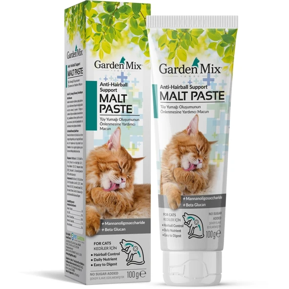 Garden Mix Anti Hairball Malt Paste Kedi Macunu 100 Gr ürün görseli 1