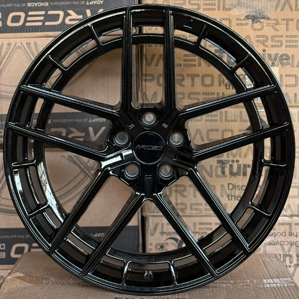 5*112*20*8.5 ET35 CH66.6 GLOSS BLACK ARCEO VİENNA ürün görseli 1