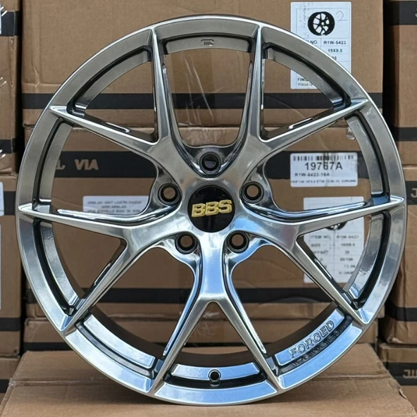 5*120*19*8.5-9.5 ET35-37 ÖN ARKA HYPER BLACK BBS FI-R JANT TAKIMI ürün görseli 1