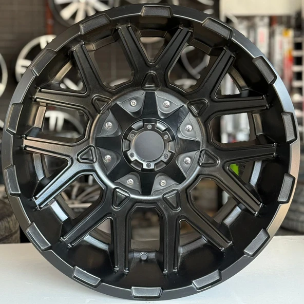 6*139*20*12.0 ET44 CH110 MATT BLACK  EMR-1234 OFF-ROAD ürün görseli 1