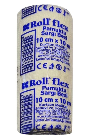 Roll Flex Hidrofil Sargı Bezi 10cm x 10m ürün görseli 1