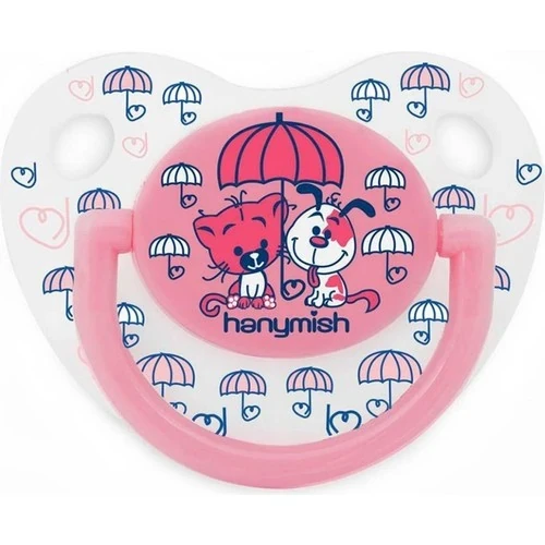 Hanymish HanymishMini Silikon Damaklı Emzik No: 2 Pembe ürün görseli 1