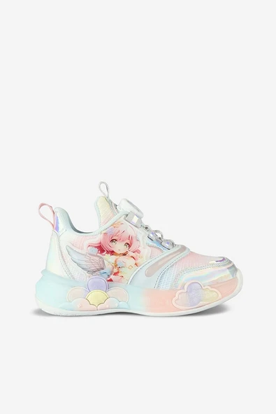 Vicco Yusi Işıklı Kız Bebek Gümüş Sneaker 24-28 Numara ürün görseli 1