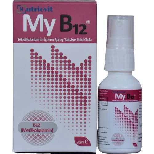 Nutriovit My B12 Metilkobalamin İçeren Sprey 20 ml ürün görseli 1
