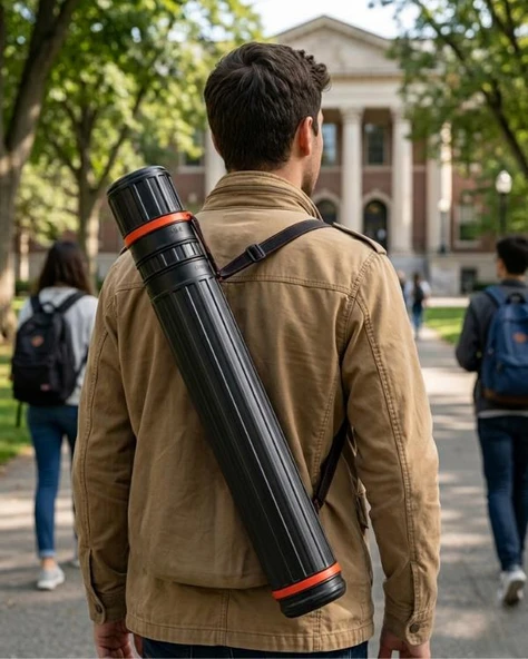 Tebag 8,5 cm Proje Tüpü Siyah - Resim 8