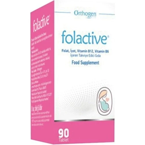 Orthogen Folactive 90 Tablet ürün görseli 1