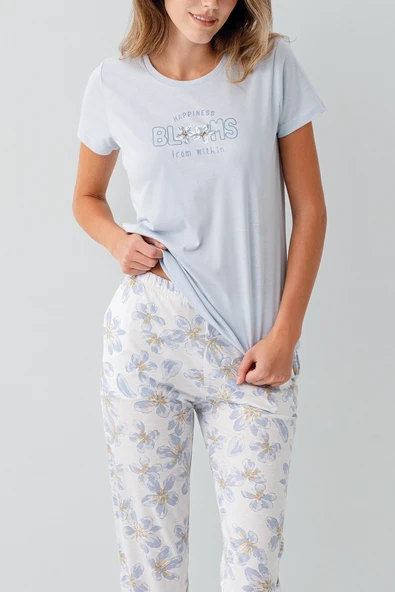 Arnetta 3622-S Kısa Kol Pijama Takımı - Resim 3
