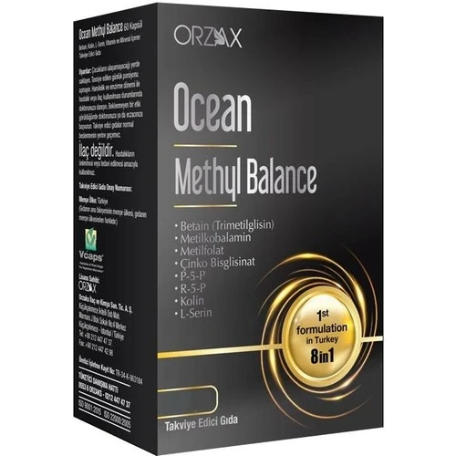 Orzax Ocean Methyl Balance Takviye Edici Gıda 30 Kapsül ürün görseli 1