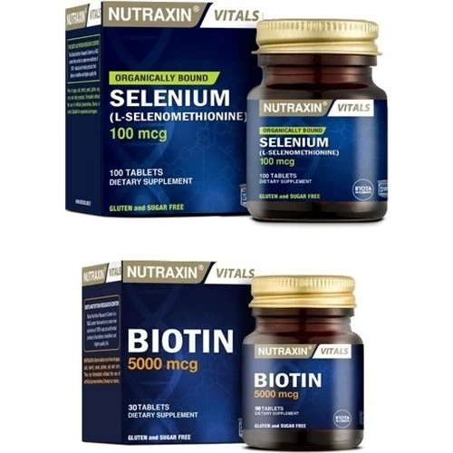 Nutraxin Biotin + Selenium ürün görseli 1