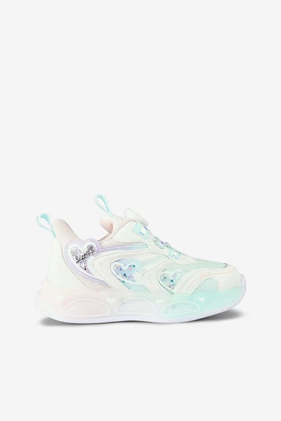 Vicco Benetti Işıklı Kız Bebek Beyaz Sneaker 24-28 Numara ürün görseli 1