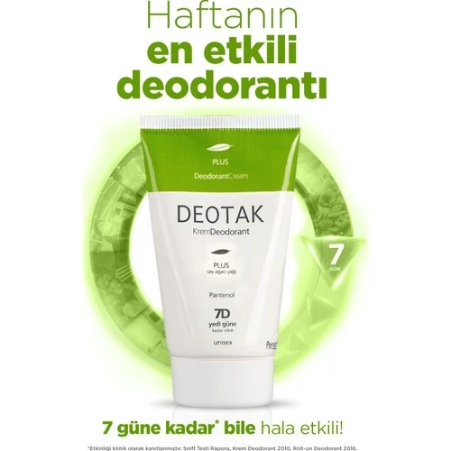 Deotak Krem Deodorant Plus 35 ml - Resim 4