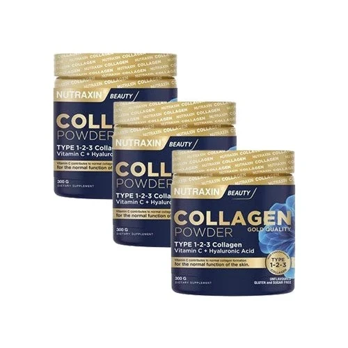 Nutraxin Collagen Powder Gold Quality 300 gr 3'lü Paket ürün görseli 1