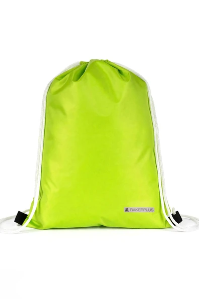 Rakerplus Fıstık Yeşili 32x45 cm Su Geçirmez Büzgülü Spor Ayakkabı Çantası ürün görseli 1