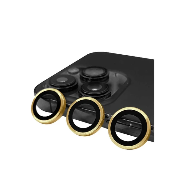 İphone 13 Raze Metal Kamera Lens - Gold ürün görseli 1