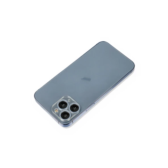 İphone 11 Pro Max Shine Kamera Lens Koruma Cam - Sierra Blue ürün görseli 1